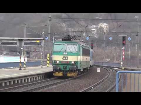 Os 6833 + Sp 1654 (souběžná jízda) - Ústí nad Labem hlavní nádraží - 21.2.2019