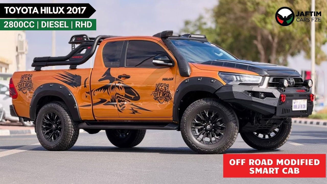 تويوتا هيلوكس 2017 | 2.8L DIESEL | MANUAL TRANSMISSION | RIGHT-HAND-DRIVE | HEAVY BULL BAR WITH LED LIGHTS | AIR S video