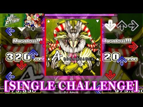 【DDR EXT】 A (D.J.Amuro) [SINGLE CHALLENGE] 譜面確認＋クラップ