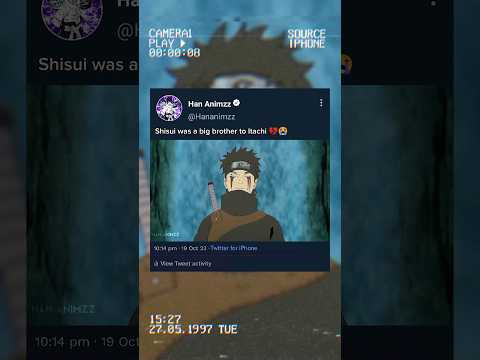 Itachi Uchiha sad Naruto edit #anime #hananimzz