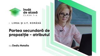 "Partea secundară de propoziție-atributul"
