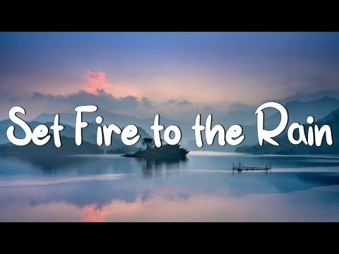 Adele - Set Fire to the Rain (Lyrics)  Rihanna, Eminem... (Mix Lyrics)