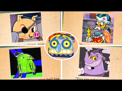 Cuphead - All Secret Death Quotes & Game Over Screens (All Impossible Deaths)