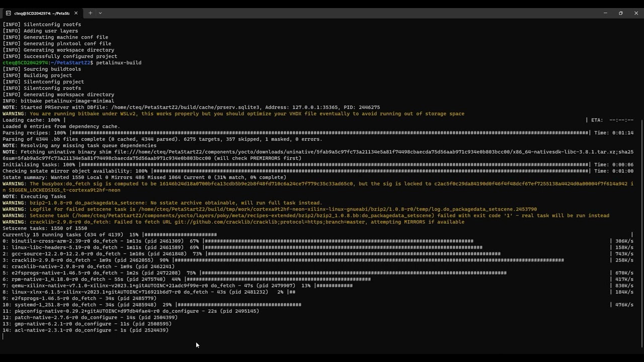 Building an Embedded Linux kernel with AMD Petalinux