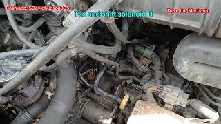 2003-2005 Honda pilot V6 TCC(Torque converter clutch) and shift solenoid B locations & instructions