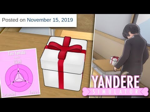 I REGALI per SENPAI | Yandere Simulator Update November 15, 2019