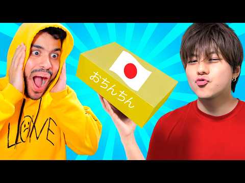 RECEBI UMA CAIXA DO MEU AMIGO DO JAPÃO!