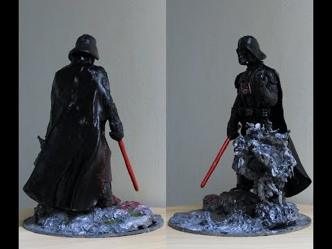 27cm Star Wars: Darth Vader figurine complete timelapse + turntable & hq pictures