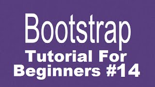 Bootstrap Tutorial For Beginners 14 - Adding Glyphicons in Bootstrap