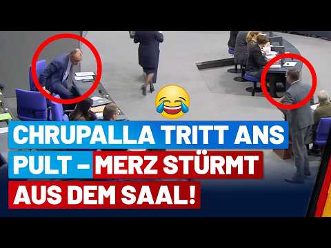 Merz would have preferred not to hear this speech! 🤣 - Tino Chrupalla - AfD parliamentary group i...