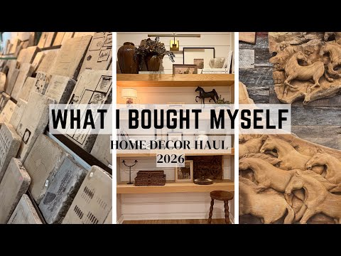 WHAT I BOUGHT MYSELF FOR CHRISTMAS || HOME DECOR HAUL || UNIQUE ITEMS || 2026