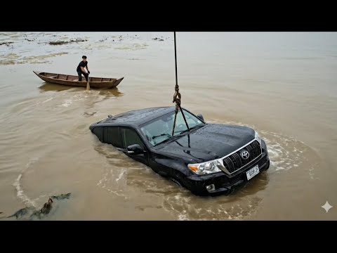 Rescuing Toyota Land Cruiser Prado Deep Underwater - Will It Run? Complete Restoration