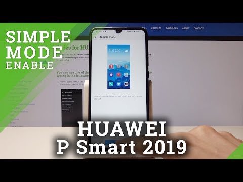 How to Enable Simple Mode in Huawei P Smart 2019 - Minimalistic Look