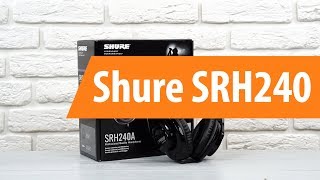 Video thumbnail for Распаковка Shure SRH240 / Unboxing Shure SRH240 by DNS