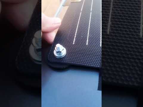 100 Watt Flexible Solar Panel - Simple Install - No Holes!