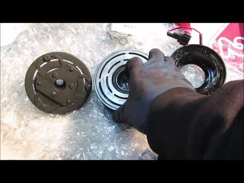 2006-2012 Nissan Versa AC Coil/clutch/stator replacement.(starter slow, seized AC pulley)R&Y AC Kit