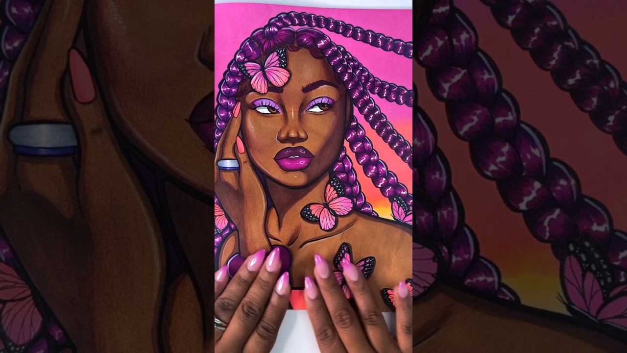 Coloring this page was HARD #coloring