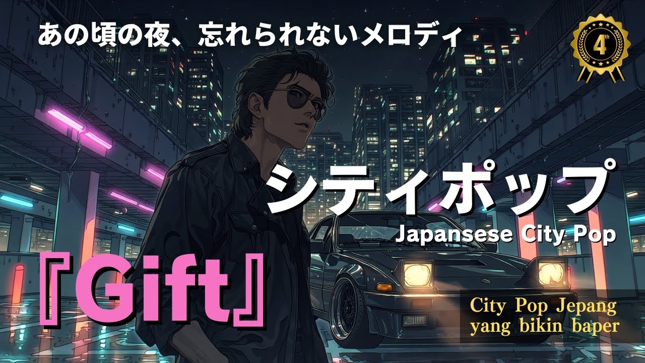【City Pop】westman8 - Gift (Official Video) | 80s Tokyo Night Drive | AI×Human