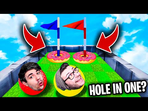 TROVA L'HOLE IN ONE NEL DONUT! - Mini Golf