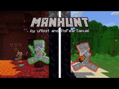 Minecraft Speedrunner vs OP Hunter with Enchanted Weapons