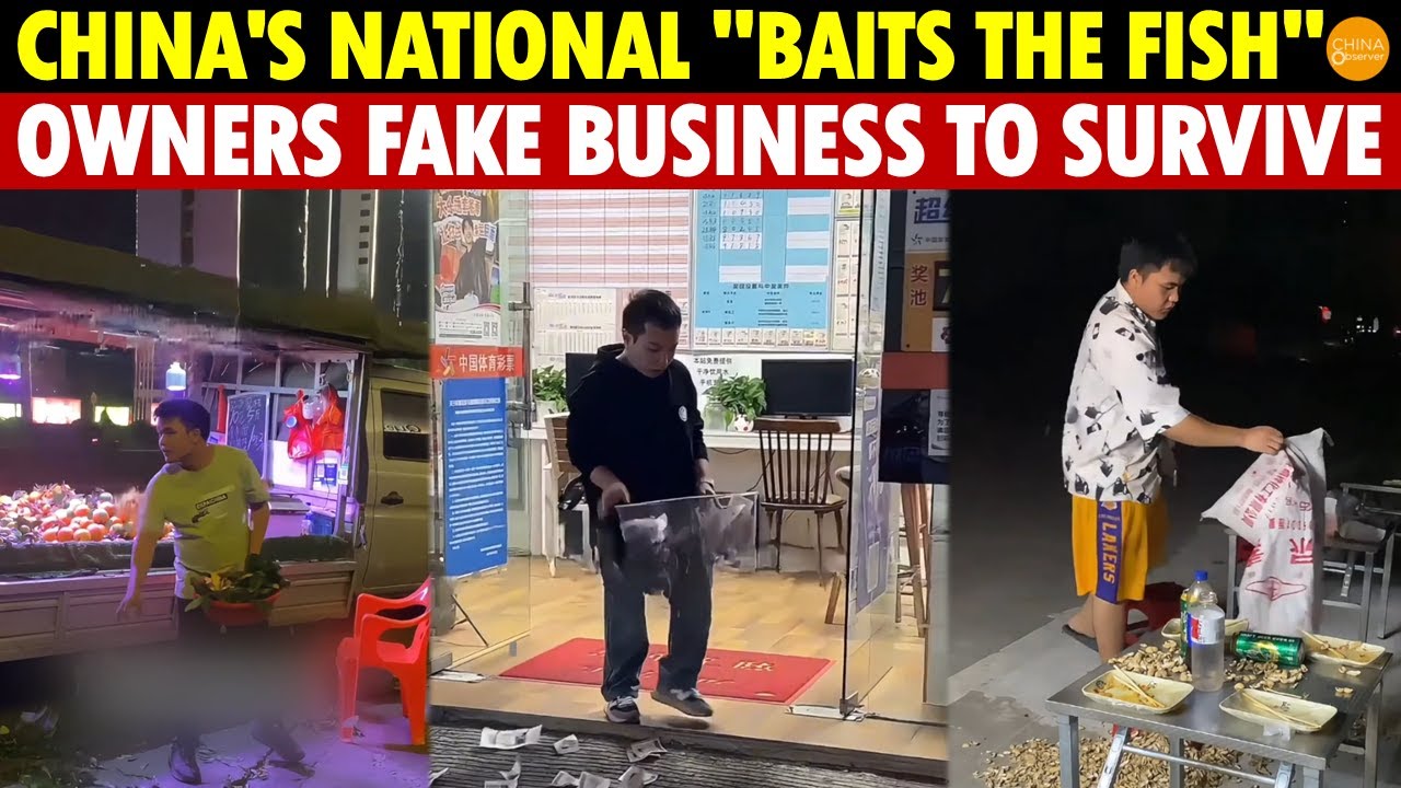 China’s Economy Collapses! From Street Stalls to Wall Street, Everyone Fakes a Thriving Business