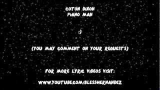 Colton Dixon - Piano Man (Lyrics)