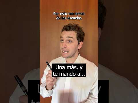 🤯 Por ESTO me Echan de las Escuelas 🏫 #youtubeshorts #shorts