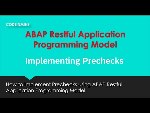 Part 15 : ABAP Restful Application Programming Model - Prechecks