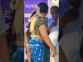 Anna Rajan On Stage Annarajan Pattupavadai Inauguration Traditionalclothing Navel Cleavage