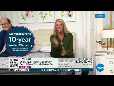 HSN | Sealy Mattresses 09.05.2023 - 03 AM