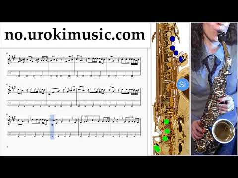 Saksofon Kurs (Alt) Clean Bandit - Rockabye ft Sean Paul Anne-Marie Trening Studie Del 2 um-i935