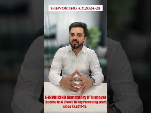 E-Invoicing Mandatory| Turnover Limit Rs.5Cr.| Penalty for not issuing E-Invoice|