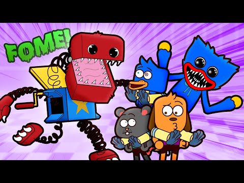 Dogo e Ratch em Project Playtime contra Boxy Boo e Huggy Wuggy | Animação
