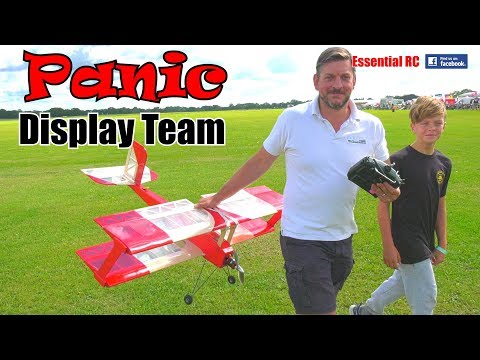 PANIC Display Team (~20 RC Biplanes Flying TOGETHER !)
