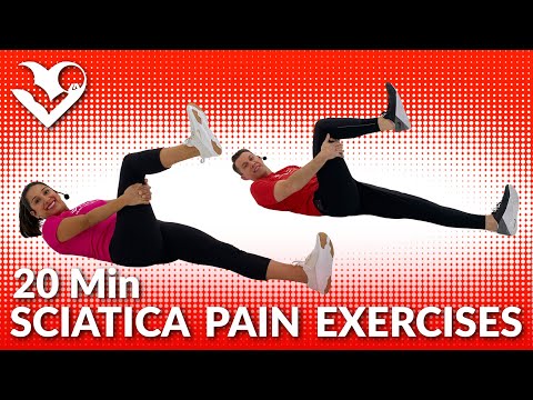 20 Min Sciatica Pain Relief Exercises - Sciatica Treatment and Stretches for Sciatic Nerve Pain