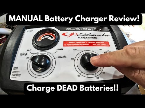 MANUAL Battery Chargers Still Exist! Schumacher SC1437