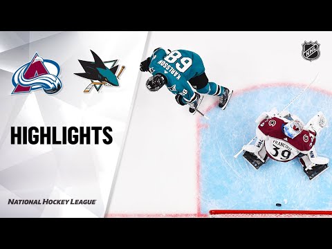NHL Highlights | Avalanche @ Sharks 03/08/20