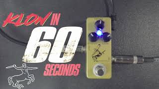 Video thumbnail for KLON in 60 SECONDS | MOSKY GOLDEN HORSE by D Man Guitar