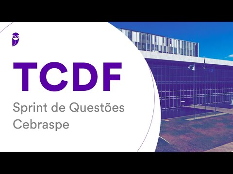 TCDF: Sprint de Questões Cebraspe