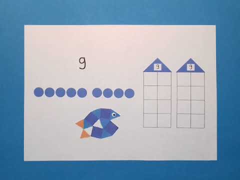 Die 9 zerlegen (Teil 3) / Mathe / Grundschule / Klasse 1 / einfach üben