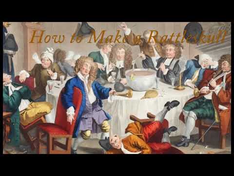 Making a 300 year old Colonial cocktail; Rattle-skull