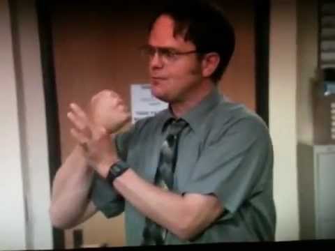 The Office - Dwight fights himself