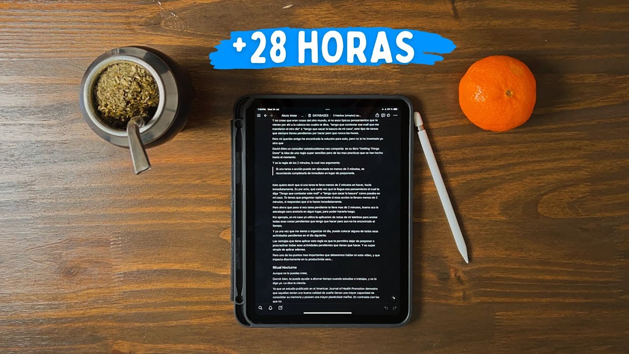 5 Hábitos que me han Salvado 28 Horas Semanales