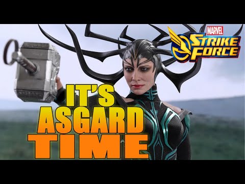 Unlocking Heimdall + Blitz Tier 8 Asgardian game play - Marvel Strike Force MSF