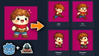 Godot + God Mode AI: Create Sprite Sheets 10x Faster