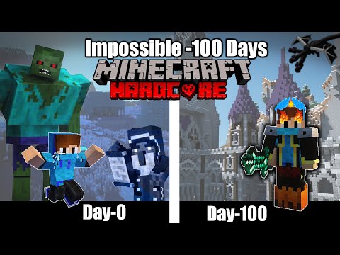 Survived 100 Days with MONSTERS Minecraft Hardcore (हिंदी)