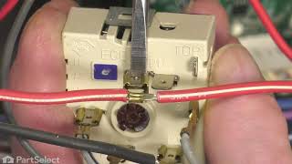 GE Range Repair: How to Replace the Warming Control Switch (GE # WB24T10058)