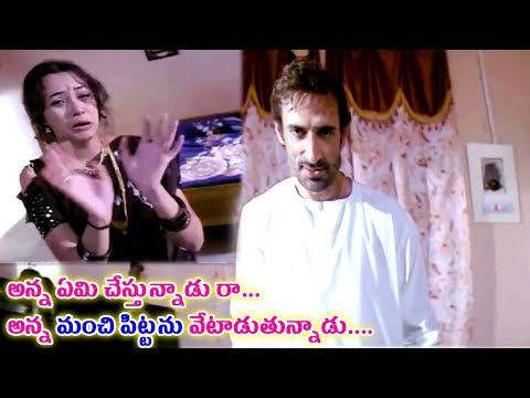VILLAIN KIDNAPS AND FORCES A WOMAN | DAMMUNNODU | RISHI | SOUMYA | NASSAR | VENU MADHAV | V9 VIDEOS