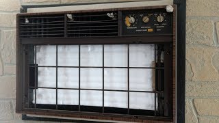 Frozen evaporator coil GE window air conditioner
