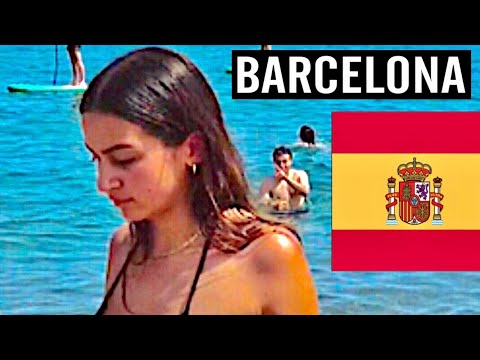 Beach Walk tour - Barcelona Spain - Barceloneta Beach 2022